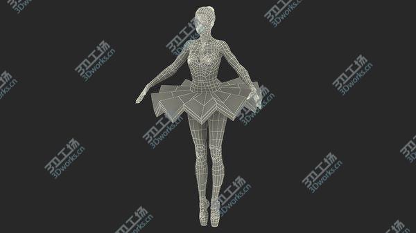 images/goods_img/20210312/Light Skinned Black Ballerina Rigged 3D/5.jpg